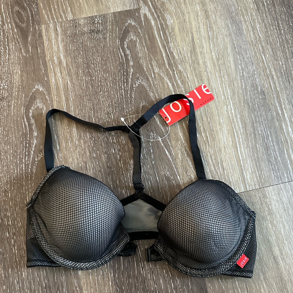 Brand New Josie by Natori Jetset T-Back Front Closure Contour Bra